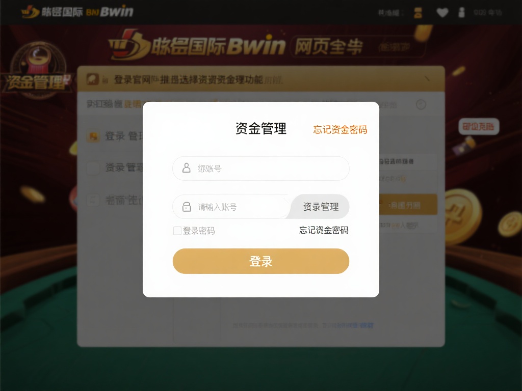 必赢国际bwin初始资金密码重置教程详解