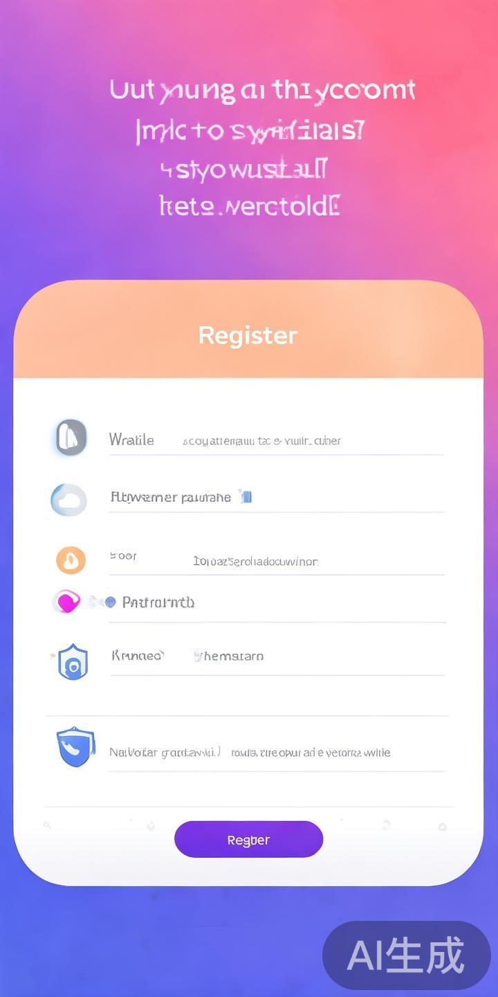 点击注册按钮：进入页面后，找到“注册”入口，填写个